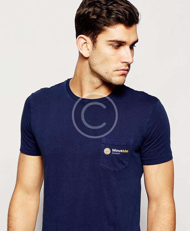 Logo T-Shirt, Navy Blue